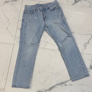 Old Navy Men's Light Blue Straight Jeans